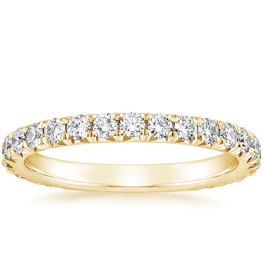 Sienna Three-Quarter Coverage Diamond Ring (5/8 ct. tw.) Yellow Gold 18k Wedding Band