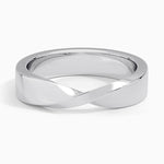 Mobius 5mm Wedding Ring Platinum Wedding Band