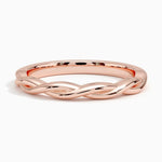 Twisted Vine Ring Rose Gold 18k Wedding Band