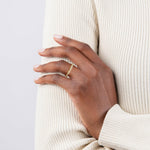 Petite Luxe Twisted Vine Diamond Ring (1/4 ct. tw.) Yellow Gold 18k Wedding Band