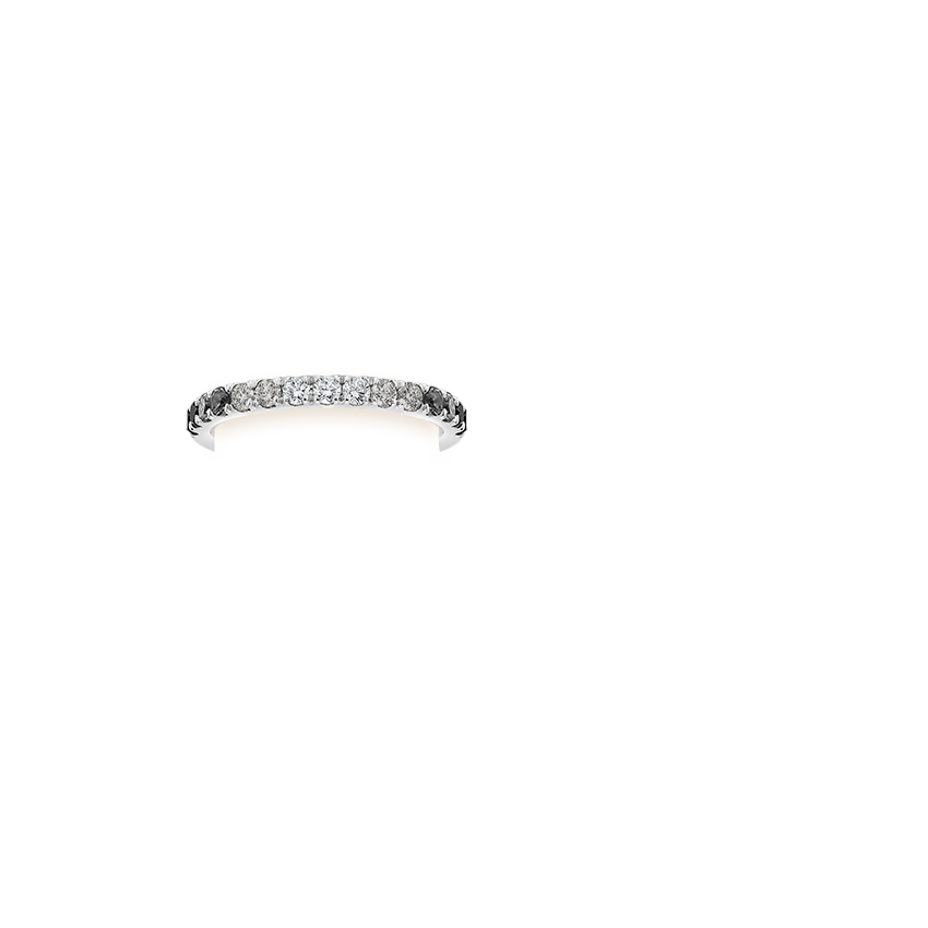 Nimbus Ombre Ring (1/3 ct. tw.) Platinum Wedding Band