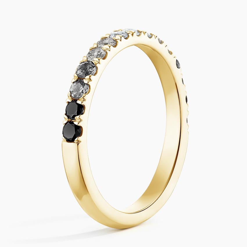 Nimbus Ombre Ring (1/3 ct. tw.) Yellow Gold 18k Wedding Band