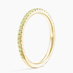 Luxe Ballad Peridot Ring Yellow Gold 18k Wedding Band