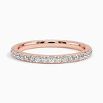 Petite Shared Prong Eternity Diamond Ring (1/2 ct. tw.) Rose Gold 18k Eternity Band