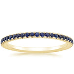 Luxe Ballad Sapphire Ring Yellow Gold 18k Wedding Band