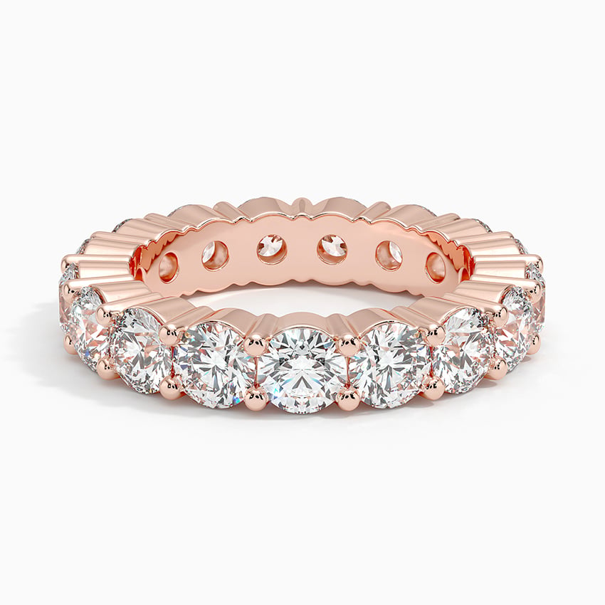Eternity Diamond Ring (4 ct. tw.) Rose Gold 18k Eternity Band