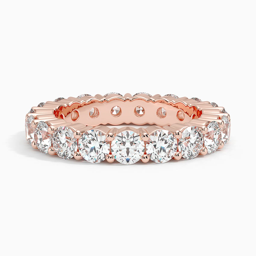 Eternity Diamond Ring (3 ct. tw.) Rose Gold 18k Eternity Band