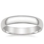 Slim Profile 4mm Wedding Ring Platinum Wedding Band