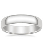 Slim Profile 5mm Wedding Ring Platinum Wedding Band