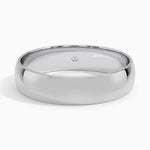 Slim Profile 5mm Wedding Ring Platinum Wedding Band