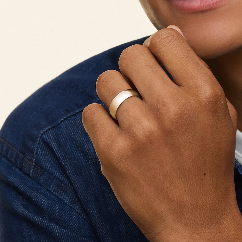 Slim Profile 6mm Wedding Ring Yellow Gold 18k Wedding Band