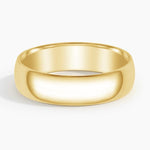 Slim Profile 6mm Wedding Ring Yellow Gold 18k Wedding Band