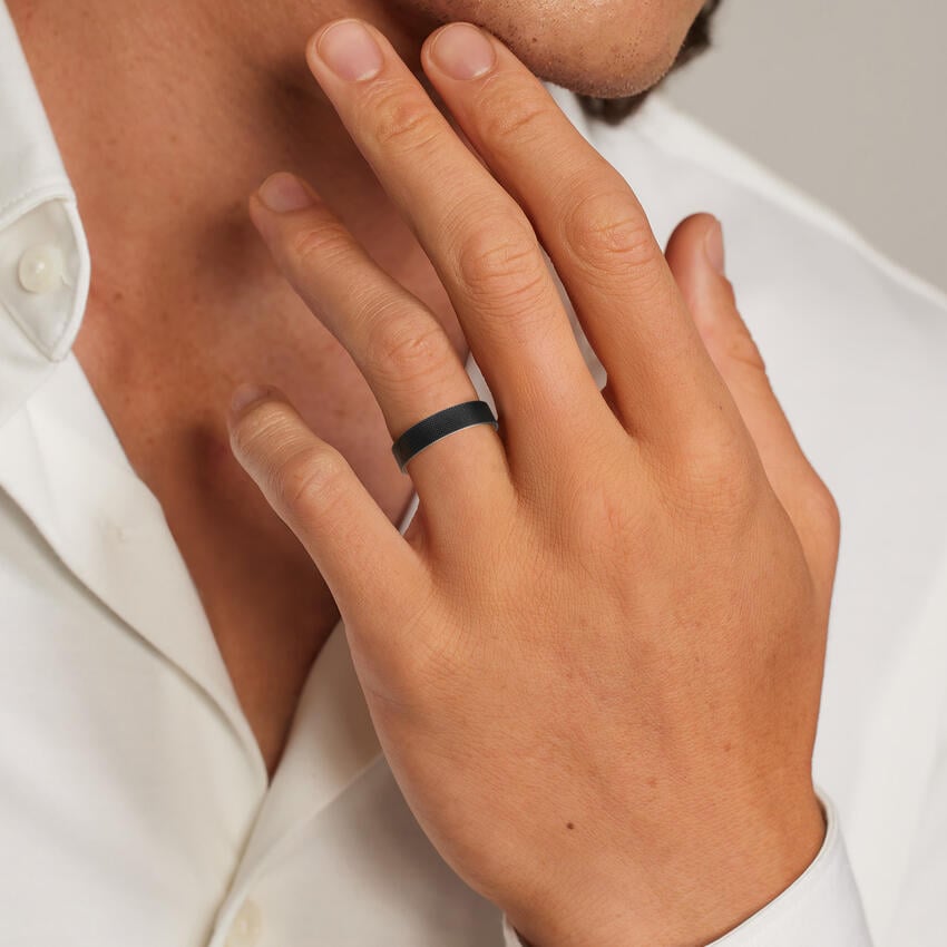 Mojave Maverick 5mm Wedding Ring Rose Gold 18k Wedding Band