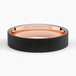 Mojave Maverick 5mm Wedding Ring Rose Gold 18k Wedding Band