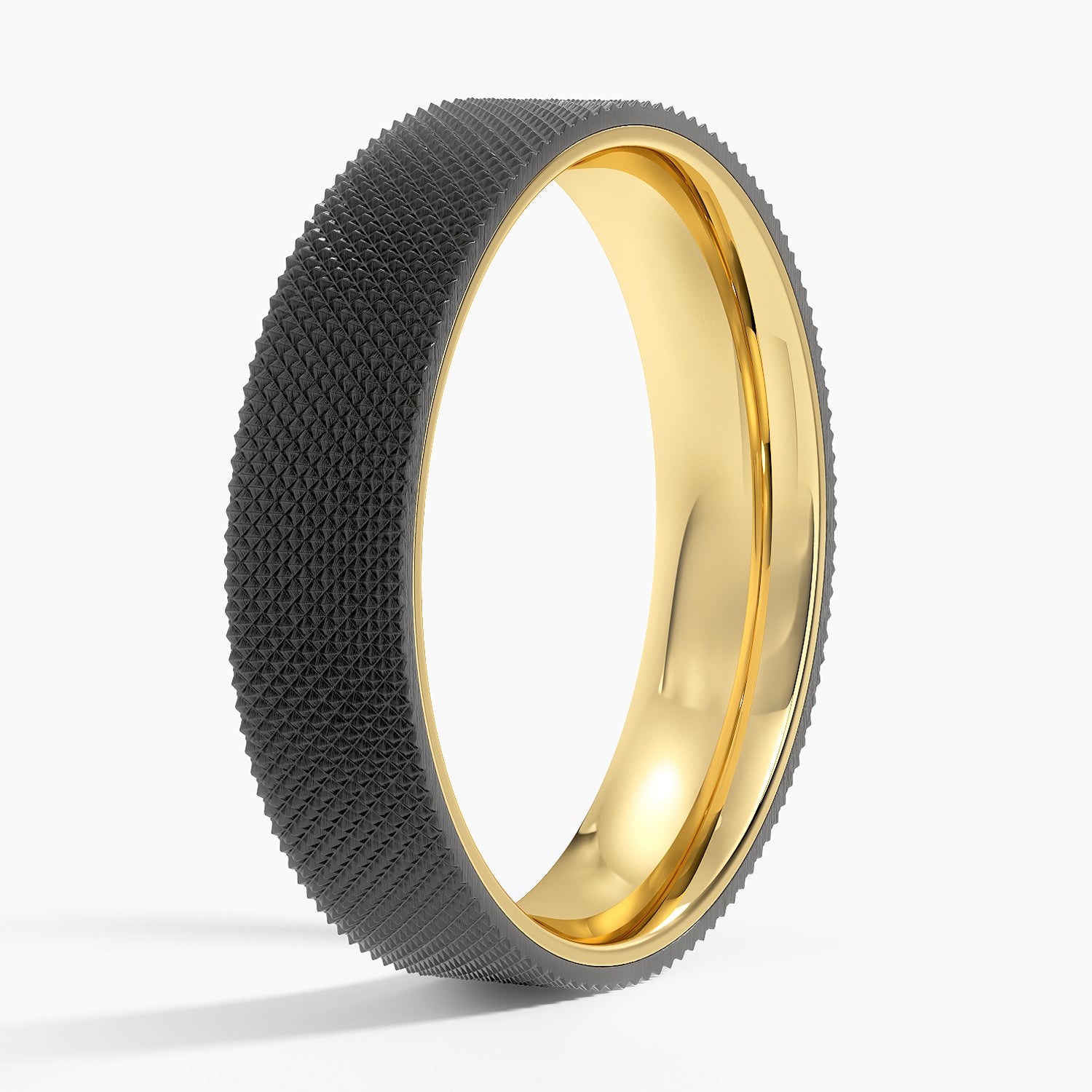Mojave Maverick 5mm Wedding Ring Yellow Gold 18k Wedding Band