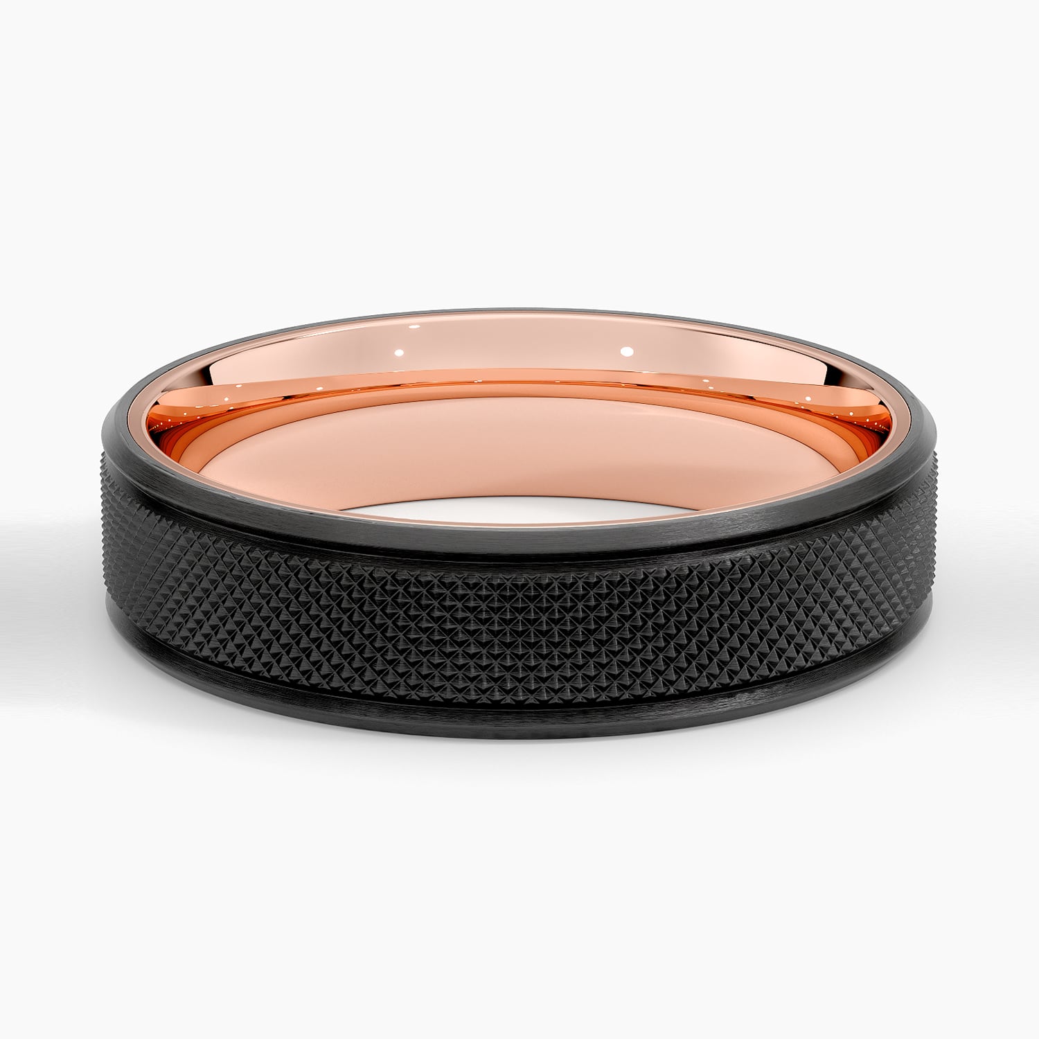 Maverick 5.5mm Wedding Ring Rose Gold 18k Wedding Band