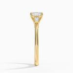 Symphony Tapered Baguette Three Stone Diamond Ring (1/5 ct. tw.) Yellow Gold 18k Asscher Engagement Ring