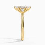 Symphony Tapered Baguette Three Stone Diamond Ring (1/5 ct. tw.) Yellow Gold 18k Marquise Engagement Ring