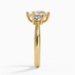 Petite Three Stone Trellis Diamond Ring (1/3 ct. tw.) Yellow Gold 18k Pear Engagement Ring