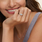 Antique Scroll Engraved Three Stone Diamond Ring (1/3 ct. tw.) Engagement Ring Setting