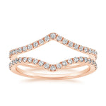 Flair Nested Diamond Ring Stack (1/3 ct. tw.) Rose Gold 18k Wedding Band