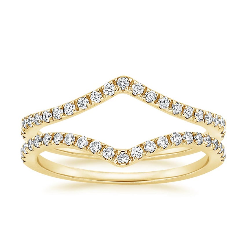 Flair Nested Diamond Ring Stack (1/3 ct. tw.) Yellow Gold 18k Wedding Band