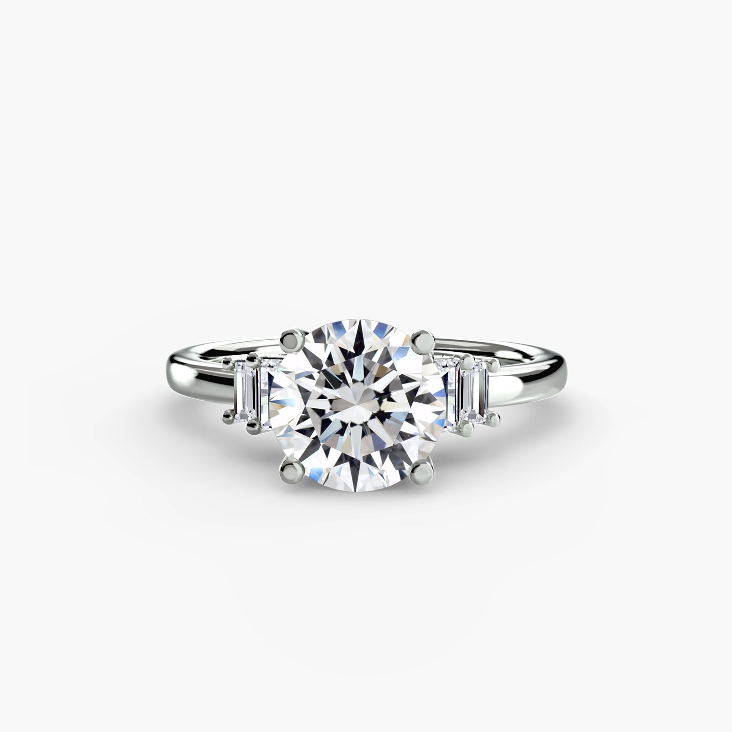 The Baguette Accent Solitaire