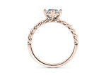 Ascot Solitaire Rose Gold 18k Marquise Engagement Ring