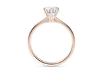 Grace Solitaire Rose Gold 18k Round Engagement Ring
