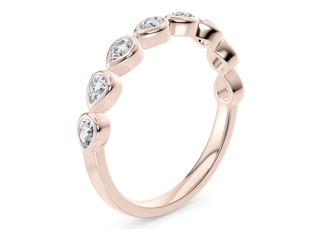 Idyll Half Rose Gold 18k Eternity Ring