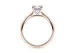 Hope Solitaire Rose Gold 18k Asscher Engagement Ring