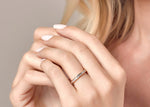 Elegance Rose Gold 18k Eternity Ring
