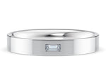 Marcus White Gold 18k Lab Grown Wedding Band