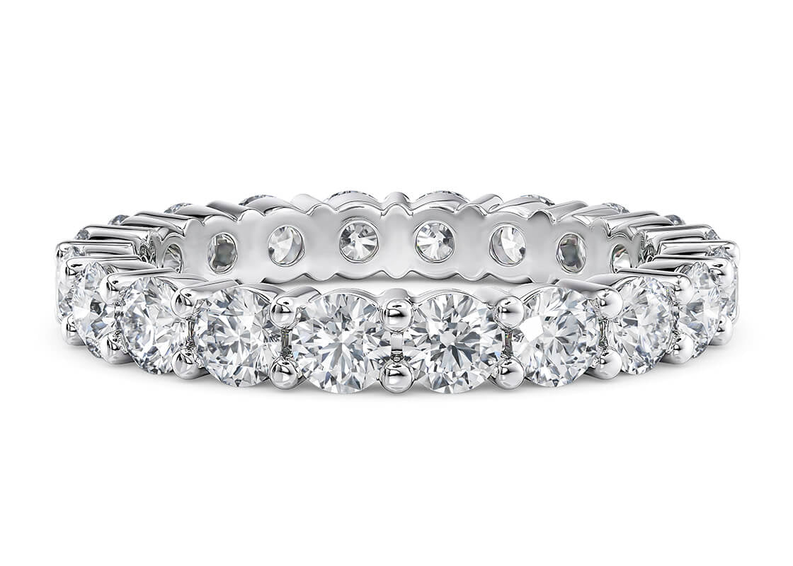 Mayfair Full Set White Gold 18k Natural Eternity Ring