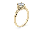 Hanover Solitaire Yellow Gold 18k Heart Engagement Ring