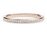 Adarna Rose Gold 18k Half Set Eternity Ring
