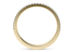 Grandessa Yellow Gold 18k Half Set Eternity Ring
