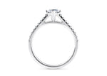 1477 Vintage Platinum Marquise Engagement Ring