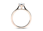 Contour Solitaire Rose Gold 18k Marquise Engagement Ring