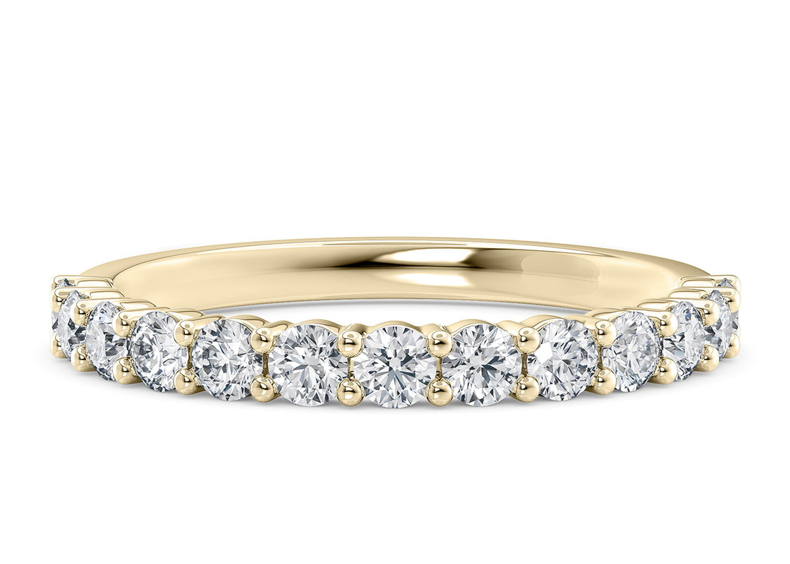Akinia Yellow Gold 18k Full Set Natural Eternity Ring