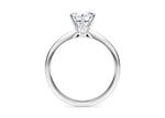 Allure Solitaire Platinum Round Engagement Ring