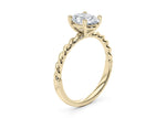Ascot Solitaire Yellow Gold 18k Oval Engagement Ring