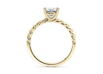 Ascot Solitaire Yellow Gold 18k Oval Engagement Ring