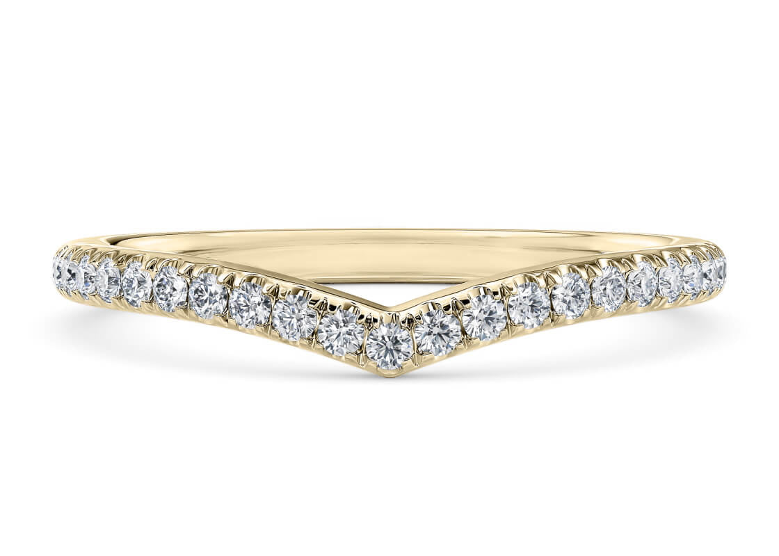 Aurelle Yellow Gold 18k Eternity Ring
