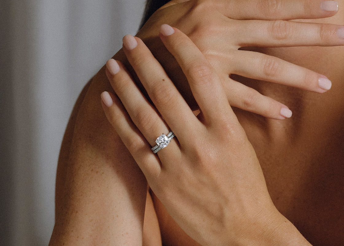 Kindrea Rose Gold 18k Half Set Eternity Ring