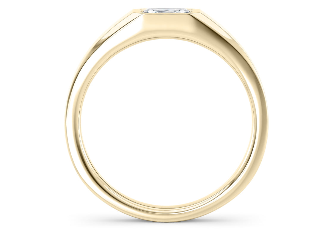 Olympus Radiant  Yellow Gold 18k Wedding Band