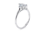 Rosa Vintage Platinum Marquise Engagement Ring