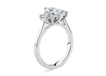 Roma Trilogy Platinum Marquise Engagement Ring