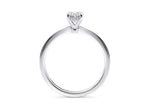 Starlight Solitaire Platinum Oval Engagement Ring