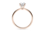 Starlight Solitaire Rose Gold 18k Round Engagement Ring